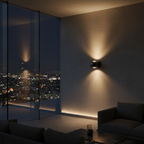 Diabolo Wall Light - Sculptural Hourglass Sconce with Dual Beam Illumination