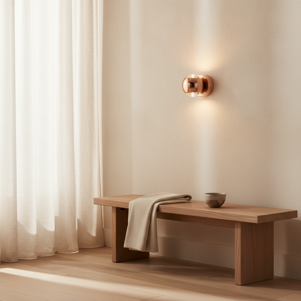 Diabolo Wall Light - Sculptural Hourglass Sconce with Dual Beam Illumination