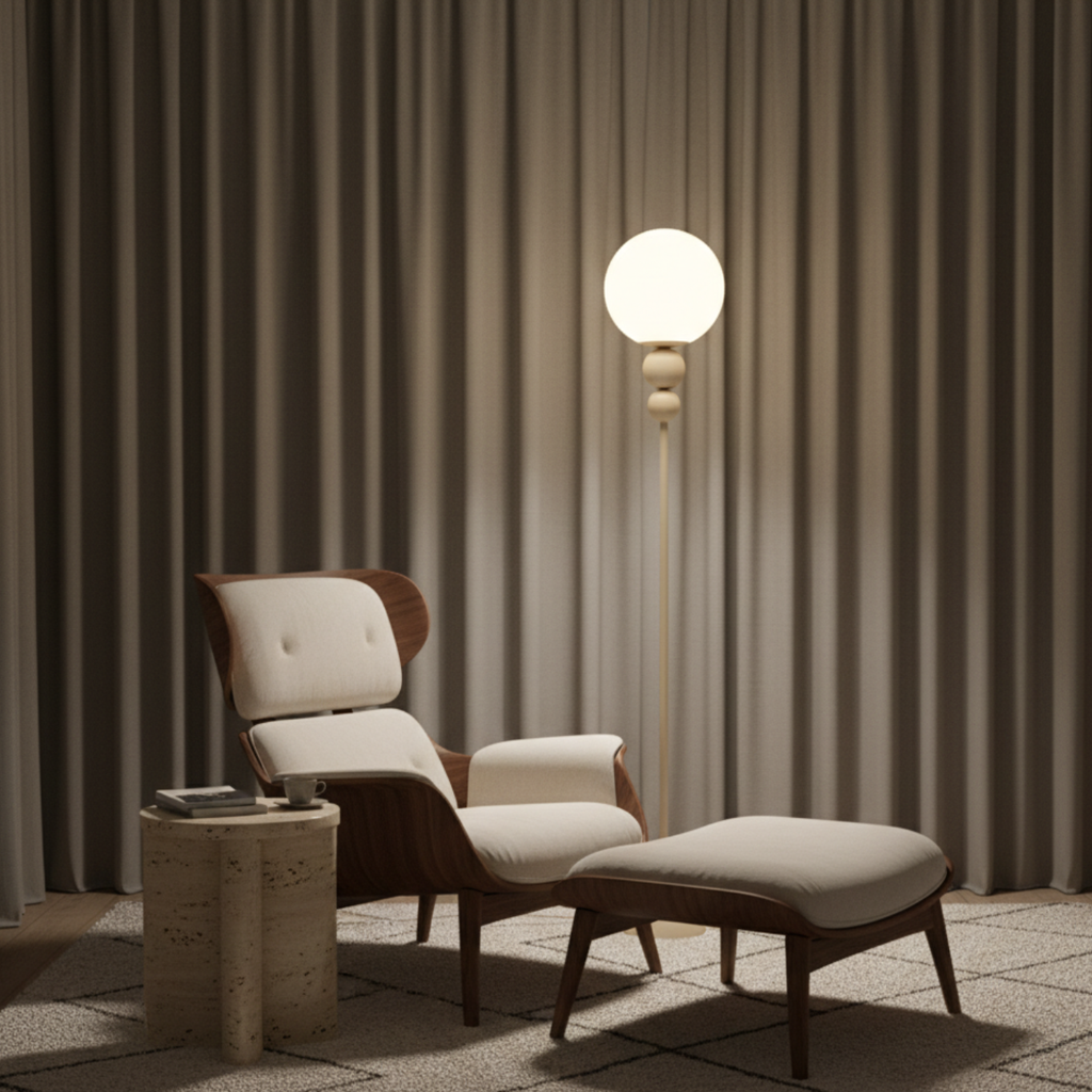 Clavora | Elegant Modern LED Floor Lamp for Living Room and Office
