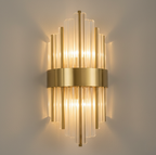 Elegant Crystal Wall Sconce - Adjustable LED Wall Lights for Modern Spaces