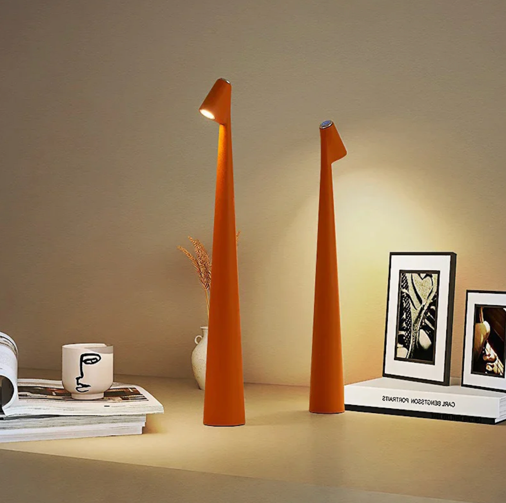 Wireless LED Table Lamp with Touch Dimming Function