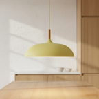 Haft Pendant Light - Scandinavian Kitchen Pendant Lighting with Wood & Iron