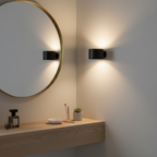 Pivot Easy-Stick – 360° Wireless Dual-Direction LED Wall Sconce, Battery Powered, USB Rechargeable