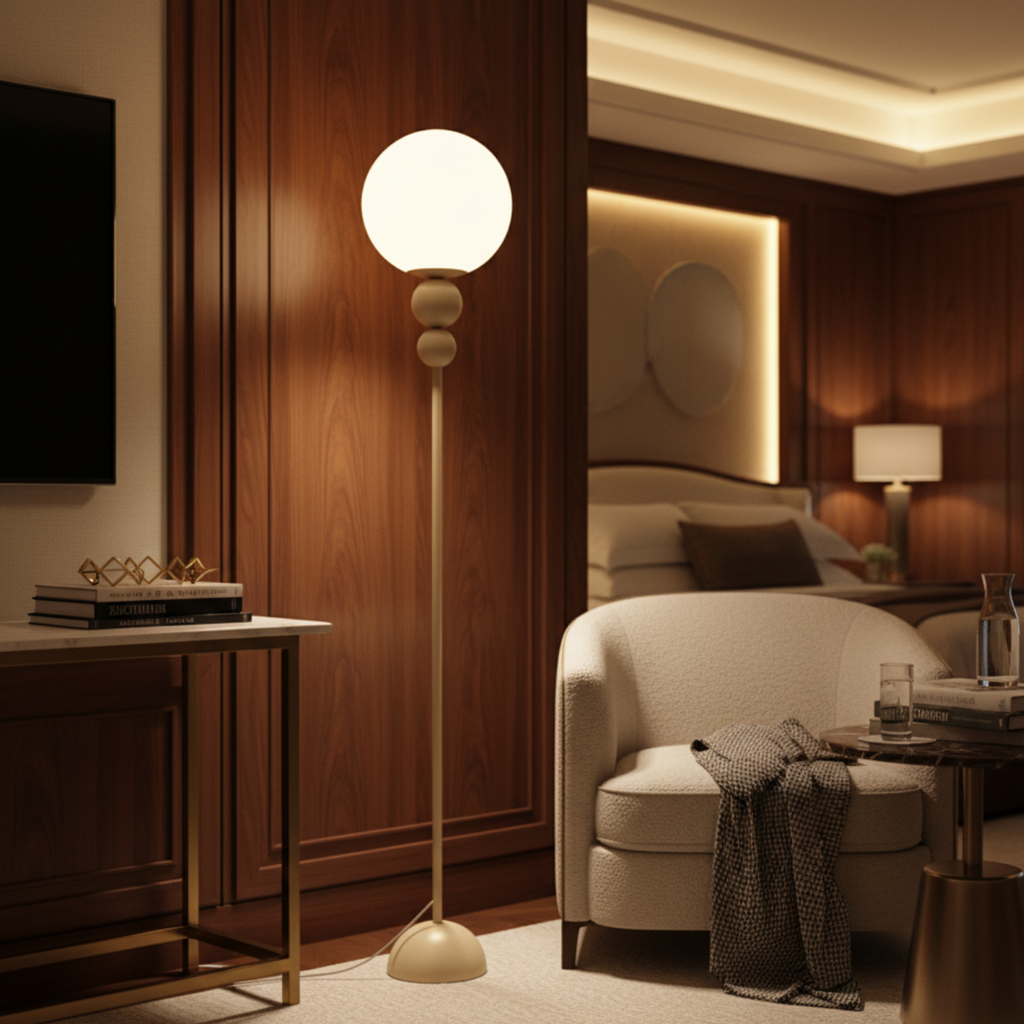Clavora | Elegant Modern LED Floor Lamp for Living Room and Office