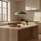 Haft Pendant Light - Scandinavian Kitchen Pendant Lighting with Wood & Iron