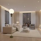Clavora | Elegant Modern LED Floor Lamp for Living Room and Office