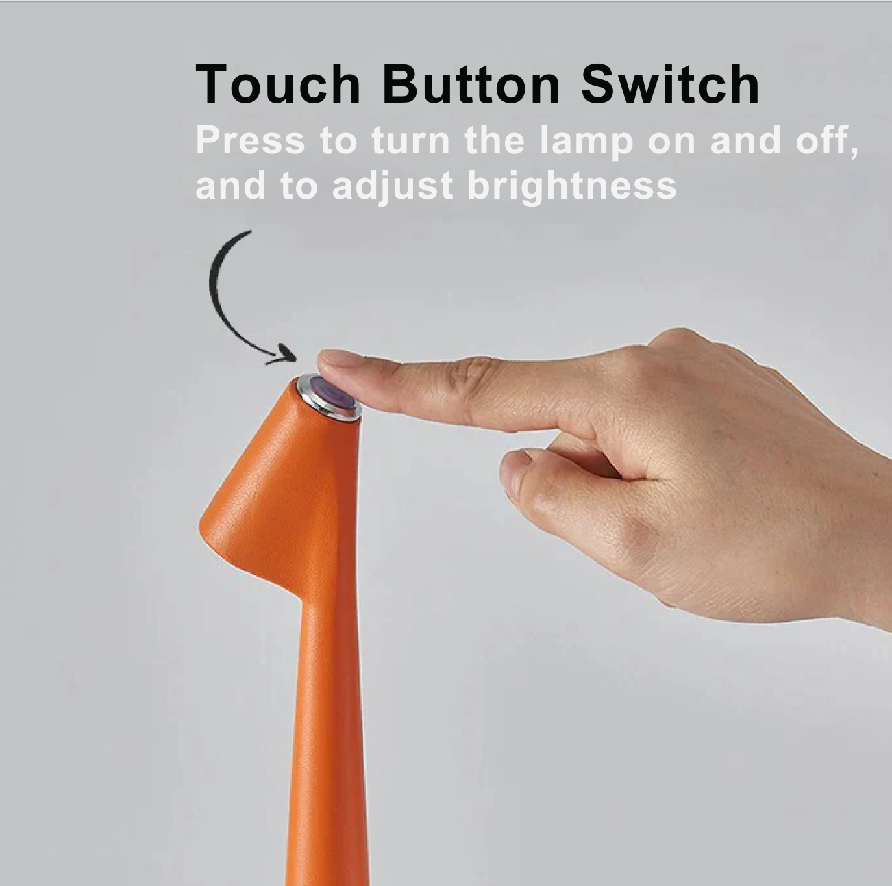 Wireless LED Table Lamp with Touch Dimming Function
