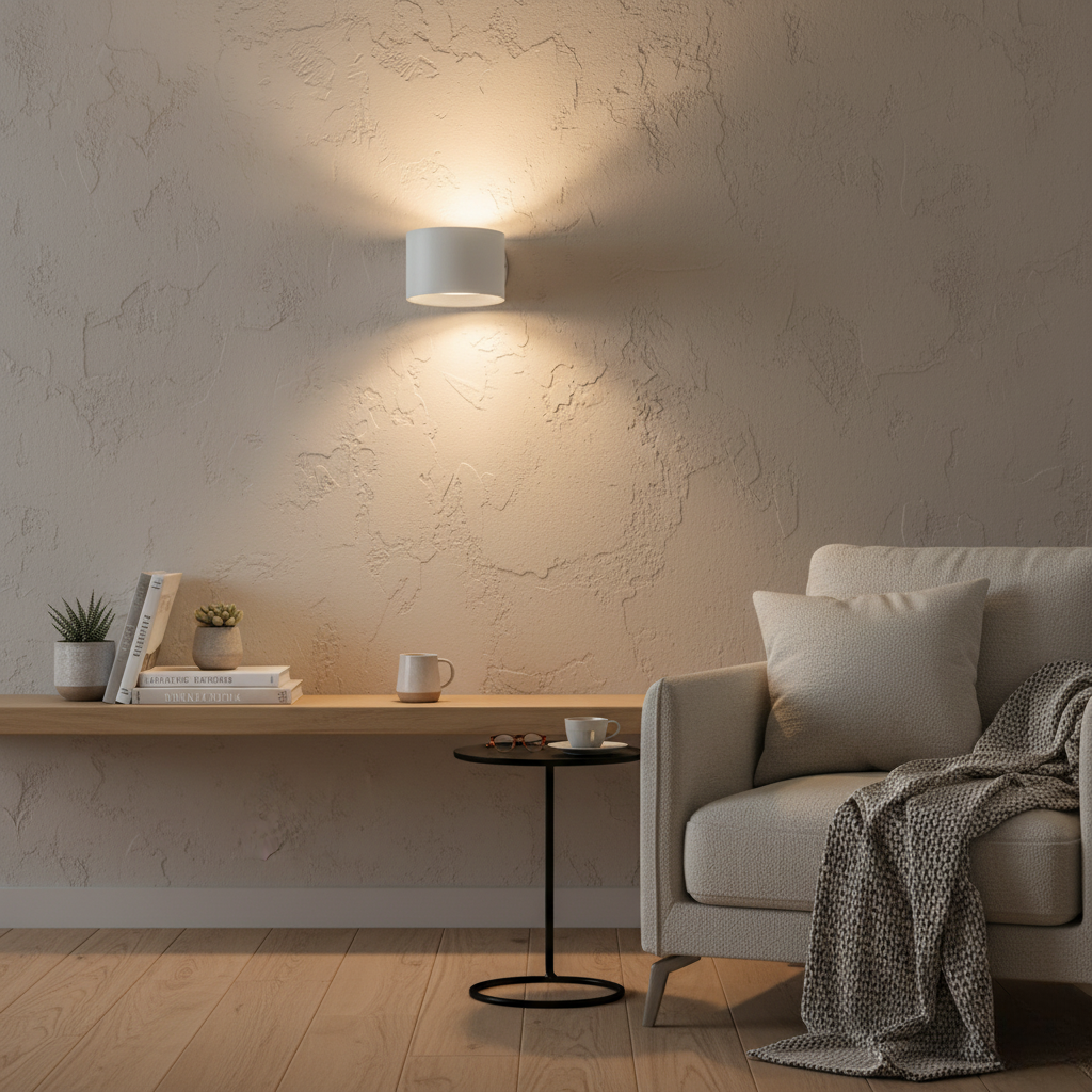 Pivot Easy-Stick – 360° Wireless Dual-Direction LED Wall Sconce, Battery Powered, USB Rechargeable