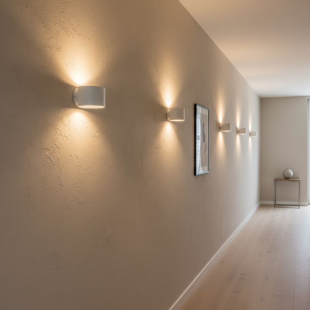 Pivot Easy-Stick – 360° Wireless Dual-Direction LED Wall Sconce, Battery Powered, USB Rechargeable