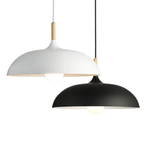 Haft Pendant Light - Scandinavian Kitchen Pendant Lighting with Wood & Iron