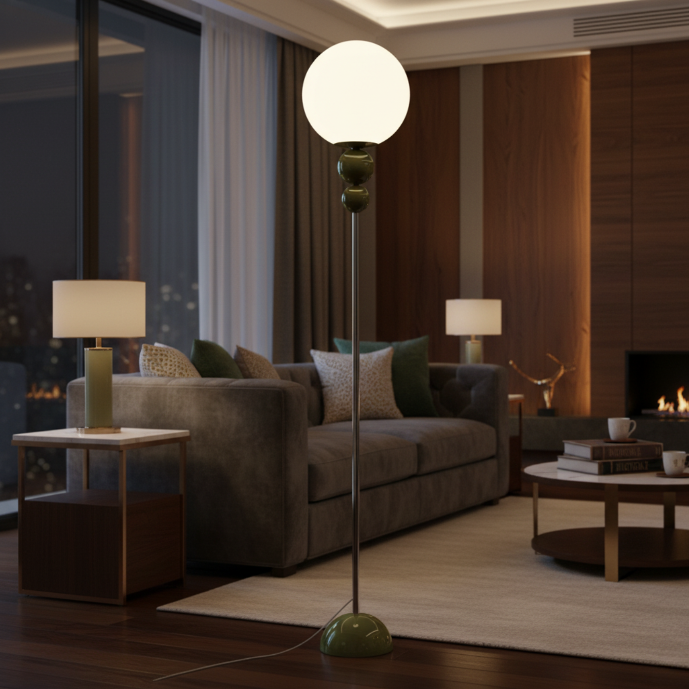 Clavora | Elegant Modern LED Floor Lamp for Living Room and Office