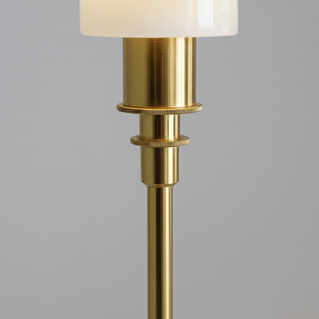 Scandinavian Style Glass Table Lamp - Minimalist LED Bedside & Desk Lighting