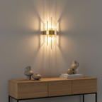 Elegant Crystal Wall Sconce - Adjustable LED Wall Lights for Modern Spaces