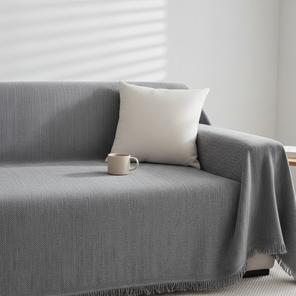 Chic Living - Modern Pet-Friendly Couch Cover with Water-Resistant Finish