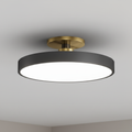 Datum Flush Mount Ceiling Light - Modern Two-Tone LED Fixture with Dimmable Option