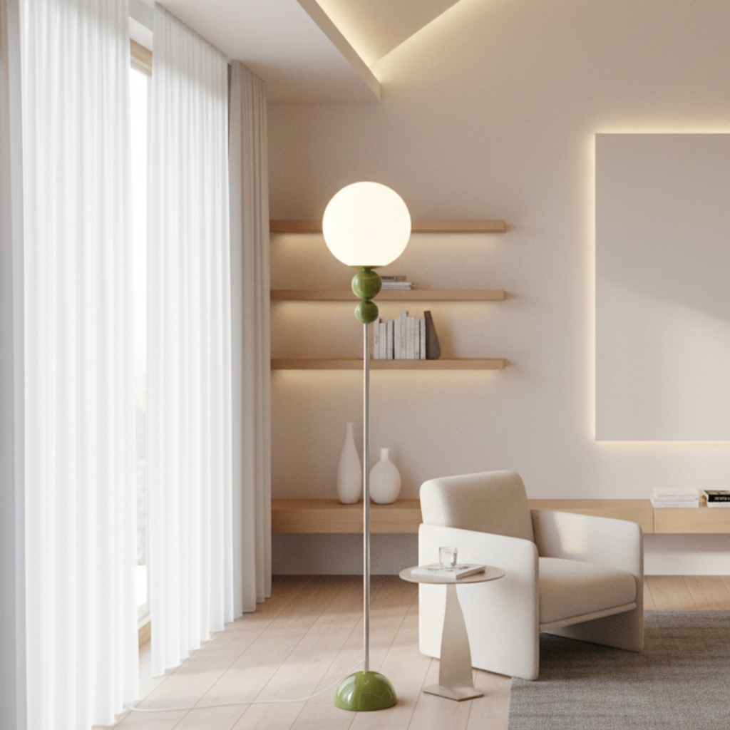Clavora | Elegant Modern LED Floor Lamp for Living Room and Office