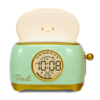 Toastie Digital Alarm Clock with Night Light & Temperature Display for Kids