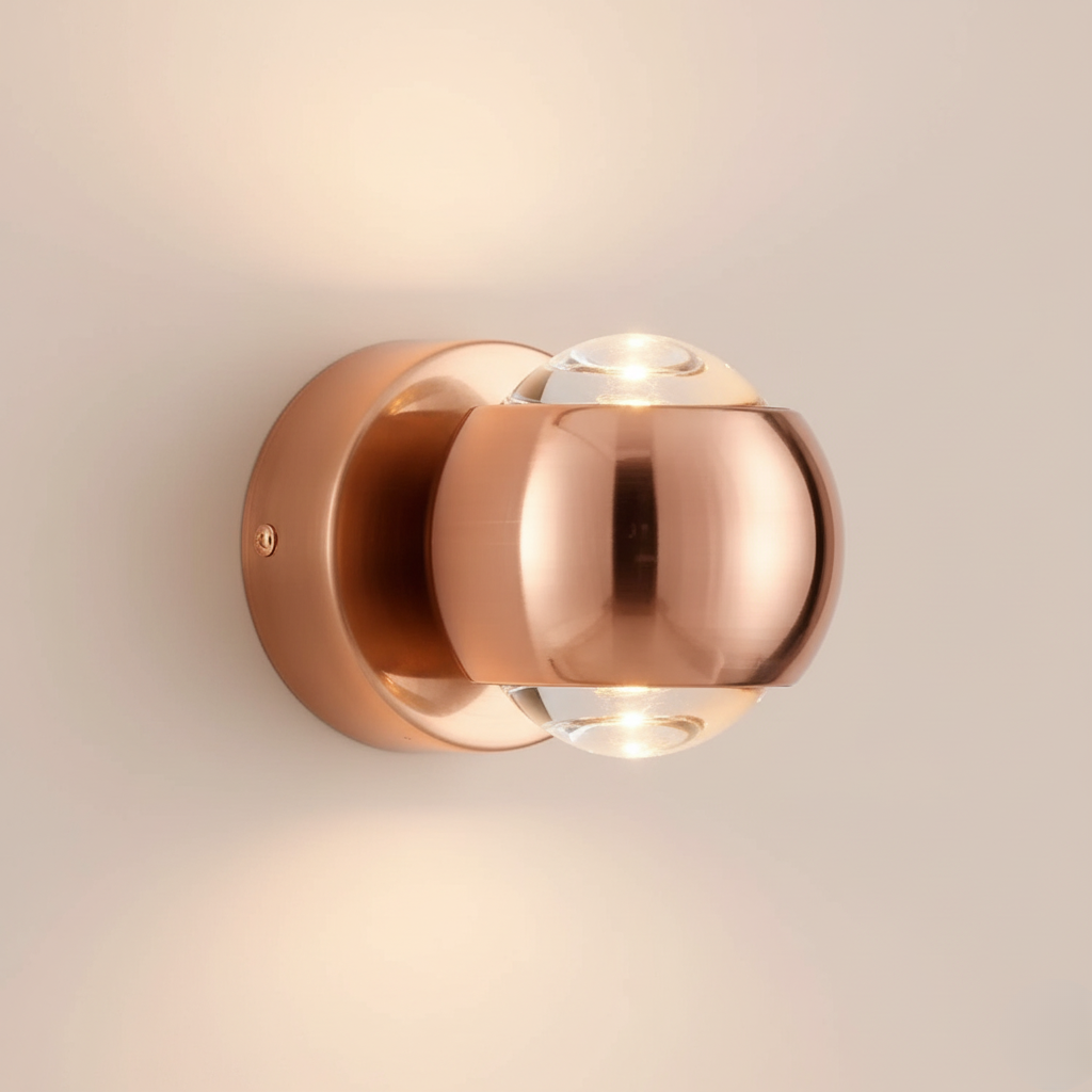 Diabolo Wall Light - Sculptural Hourglass Sconce with Dual Beam Illumination