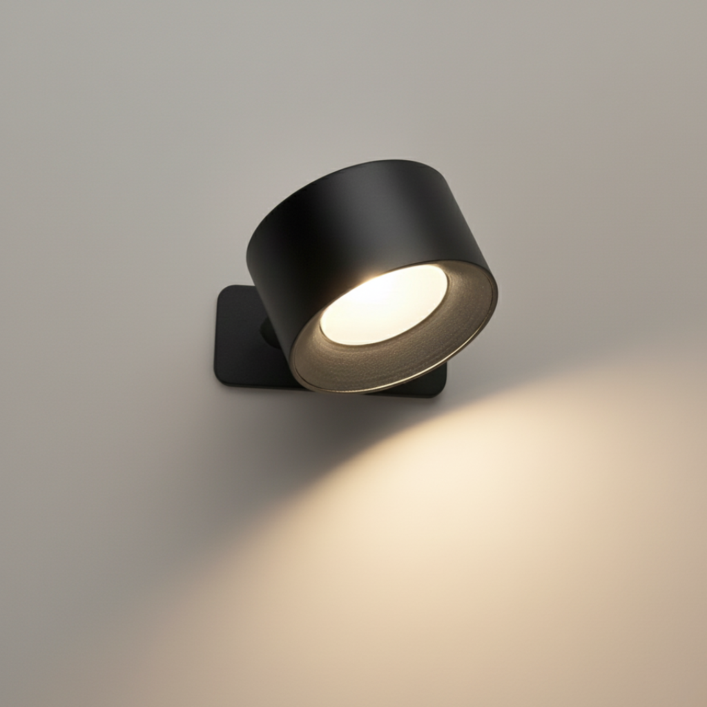 Pivot Easy-Stick - 360° Wireless Wall Sconce, Cordless LED, Battery Powered, USB Rechargeable