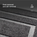 TerraMat - Non-Slip Curved Thread  Outdoor Doormat for Entryways & Patios