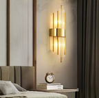 Elegant Crystal Wall Sconce - Adjustable LED Wall Lights for Modern Spaces