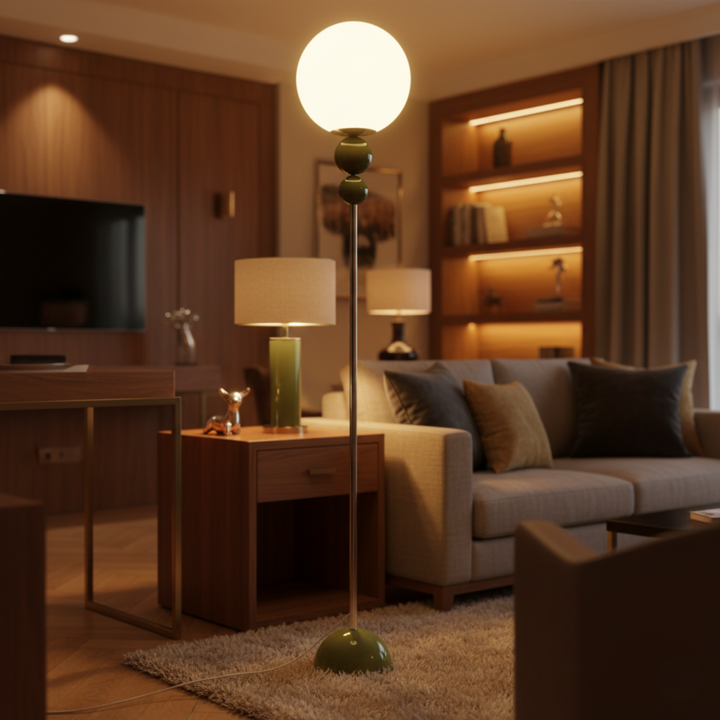 Clavora | Elegant Modern LED Floor Lamp for Living Room and Office