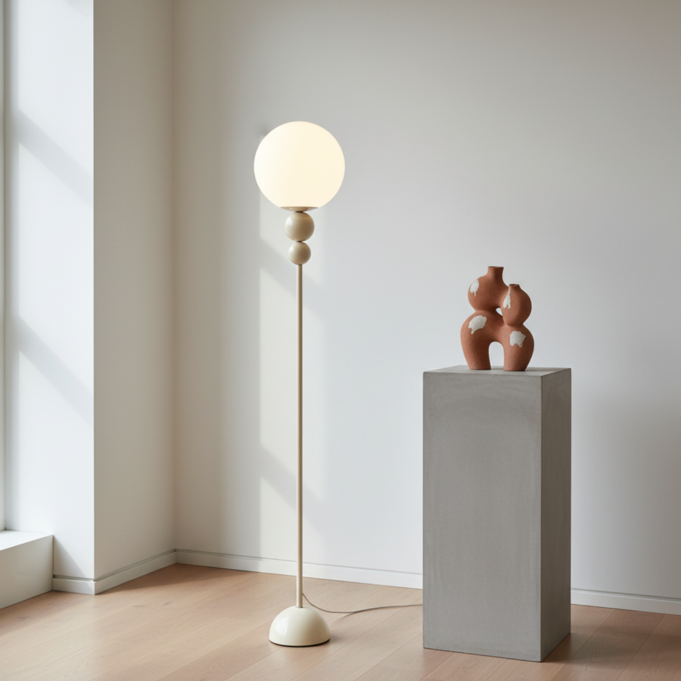 Clavora | Elegant Modern LED Floor Lamp for Living Room and Office