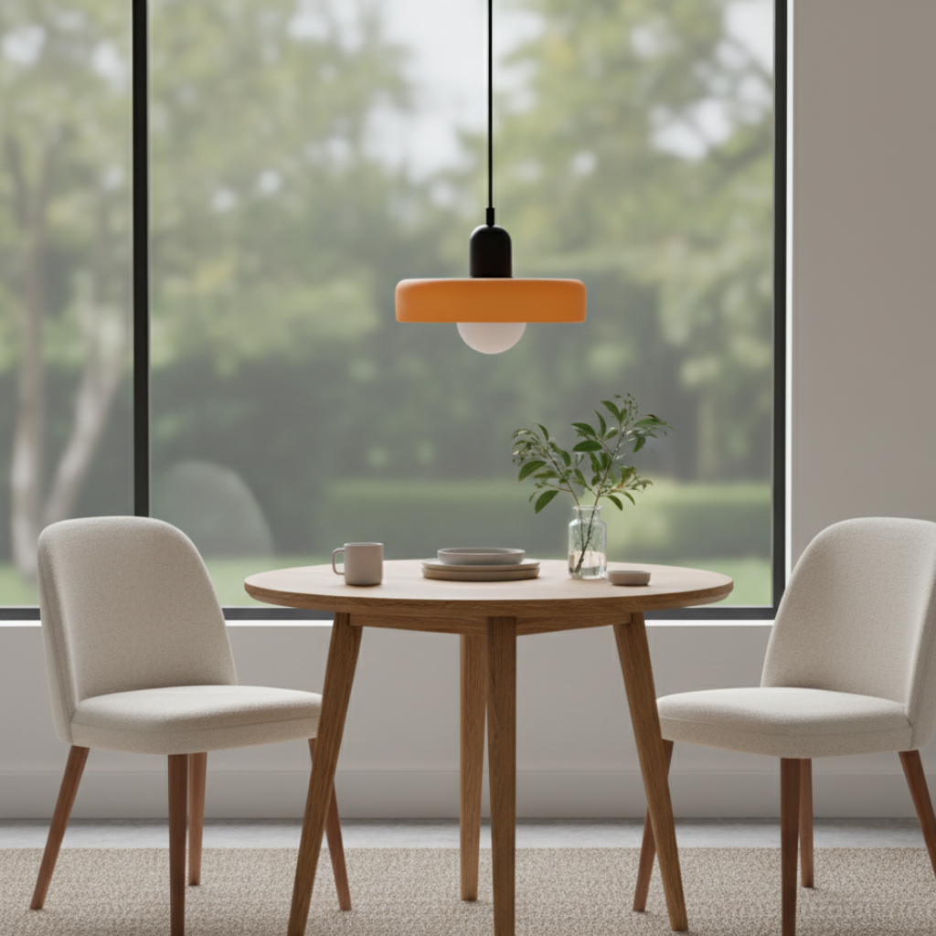 Bauhaus-Inspired Glass Pendant Light – Modern Kitchen Pendant Lighting for Island