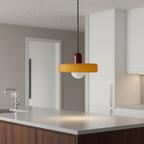 Bauhaus-Inspired Glass Pendant Light – Modern Kitchen Pendant Lighting for Island