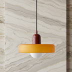 Bauhaus-Inspired Glass Pendant Light – Modern Kitchen Pendant Lighting for Island