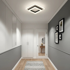 Modern Square Flush Mount Ceiling Light - Energy-Efficient LED Illumination
