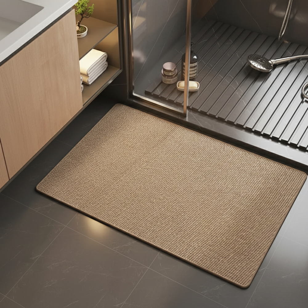 Premium Non-Slip Bathroom Rug | Washable Absorbent Bath Mat for Bathroom Floors