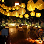 Solar Lantern String Lights | Waterproof Art Deco Patio Lights for Outdoor Decor