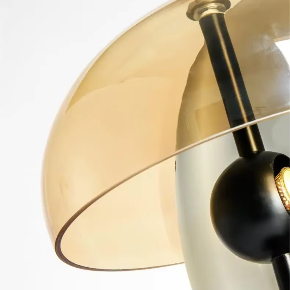 Neralith Soma Modern Floor Lamp - Elegant Glass Standing Lamp for Living Room