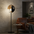 Neralith Soma Modern Floor Lamp - Elegant Glass Standing Lamp for Living Room