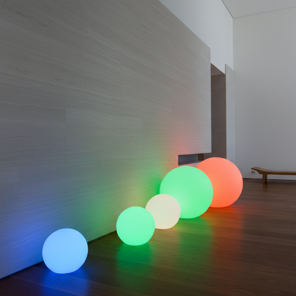 SphereGlow | Stylish Eco-Friendly Modern Ball Lamp with 16 Color Options