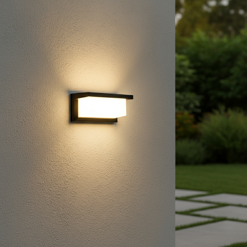 Modern Outdoor Wall Light - Waterproof LED Outdoor Wall Lantern for Garden & Porch