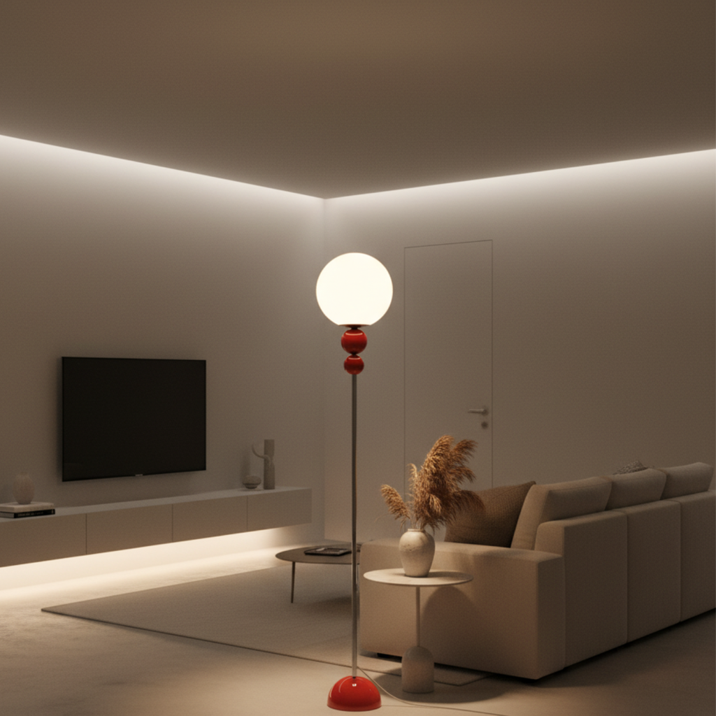 Clavora | Elegant Modern LED Floor Lamp for Living Room and Office