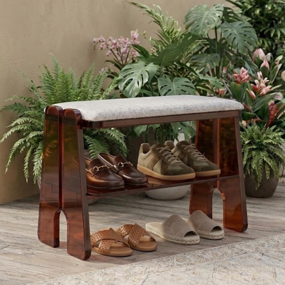Modern Minimalist Shoe Storage Cabinet - 2/3 Tier Cotton Linen Design for Entryway
