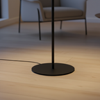 Neralith Soma Modern Floor Lamp - Elegant Glass Standing Lamp for Living Room