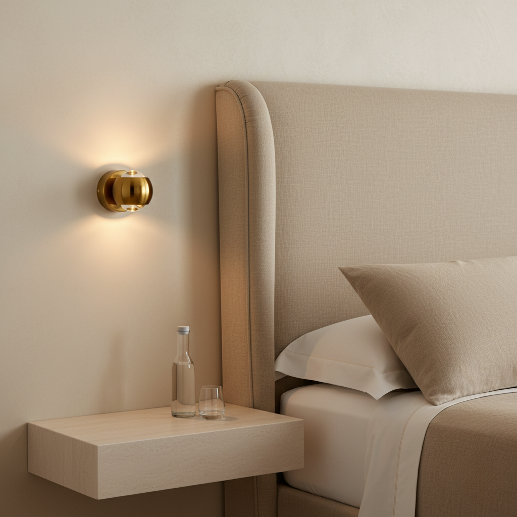 Diabolo Wall Light - Sculptural Hourglass Sconce with Dual Beam Illumination