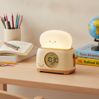 Toastie Digital Alarm Clock with Night Light & Temperature Display for Kids