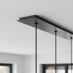 Elegant Glass Pendant Light with Smoked Glass Lampshade for Sophisticated Spaces