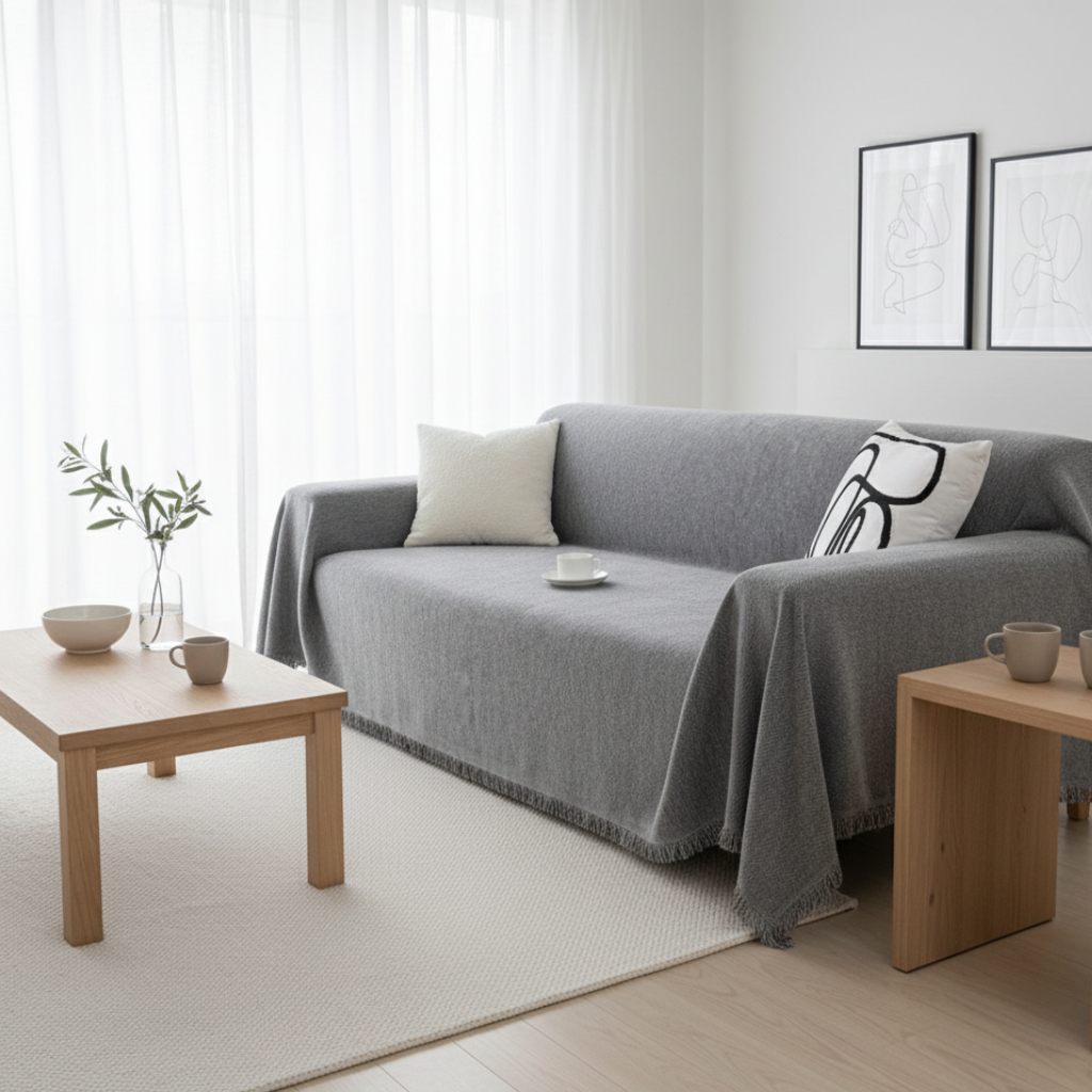 Chic Living - Modern Pet-Friendly Couch Cover with Water-Resistant Finish