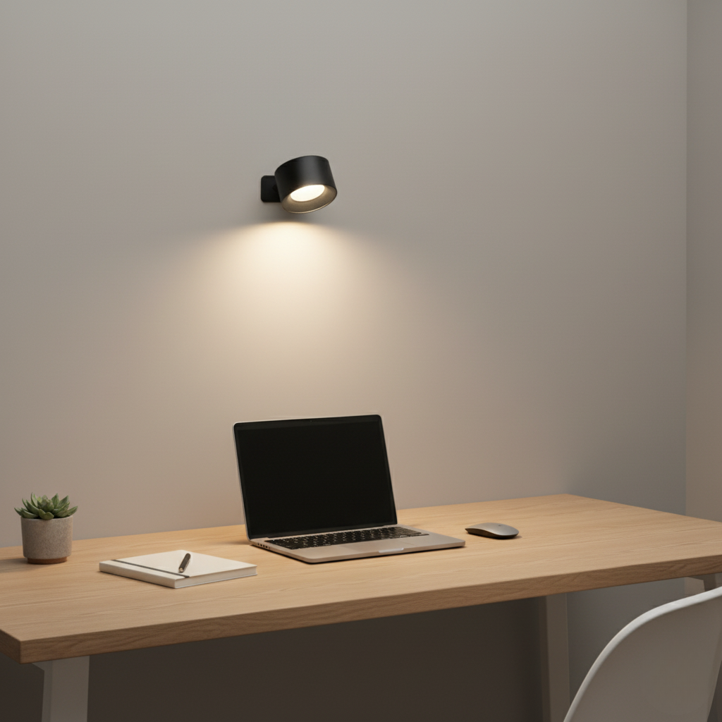 Pivot Easy-Stick - 360° Wireless Wall Sconce, Cordless LED, Battery Powered, USB Rechargeable