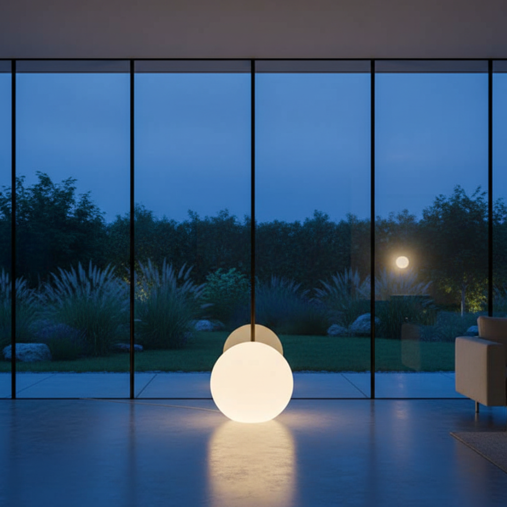 SphereGlow | Stylish Eco-Friendly Modern Ball Lamp with 16 Color Options