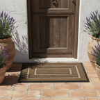 TerraMat - Non-Slip Curved Thread  Outdoor Doormat for Entryways & Patios