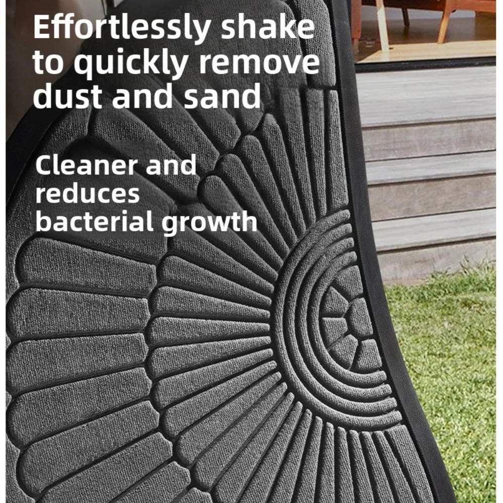 Stepra - Modern Non-Slip Outdoor Welcome Doormat for Front Door or Entryway