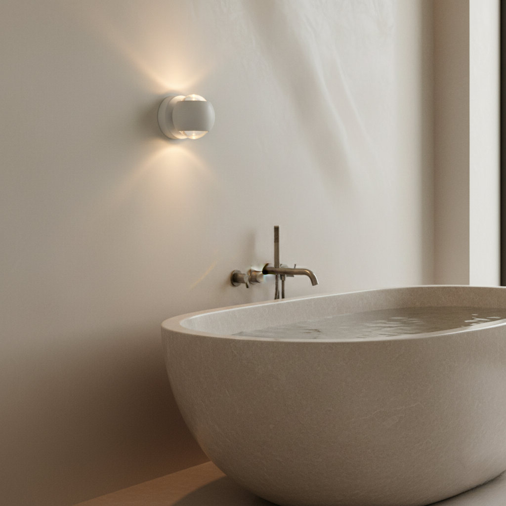 Diabolo Wall Light - Sculptural Hourglass Sconce with Dual Beam Illumination