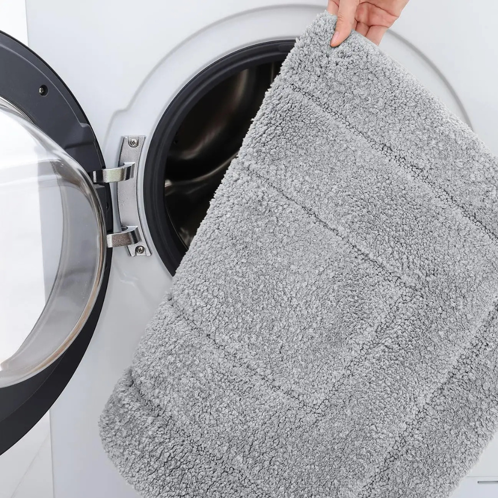 CloudStep Non-Slip Microfiber Bath Mat | Ultra-Absorbent Bathroom Rug for Modern Decor